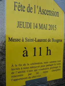 Ascension St Laurent de Bosgros 14 mai 2015 001